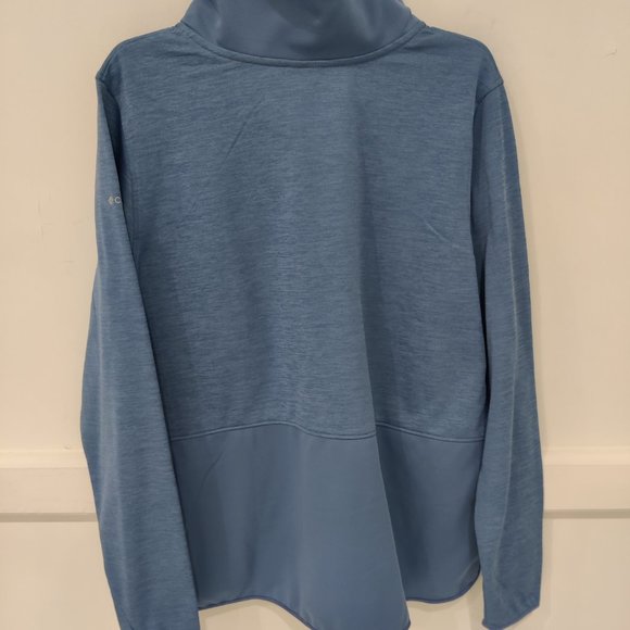 NWT Columbia Men's Lightweight 3/4 Zip Windbreaker Blue Size XL $120 DD143 - Picture 2 of 2